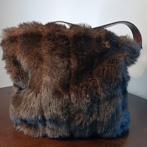 Faux Fur Handbag